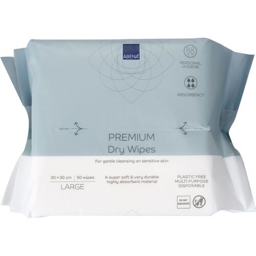Abena Premium Suché čistící ubrousky, 30x30 cm Abena Premium Suché čistící ubrousky, 30x30 cm